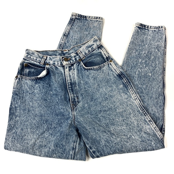 Chic | Vintage 1980's Acid Wash High Waist World's Best Fit Jeans Made in USA - Picture 1 of 9